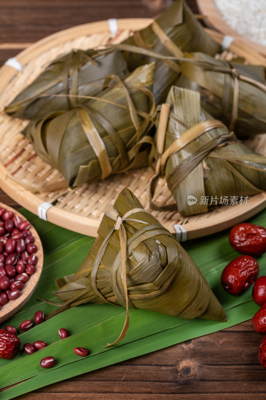 端午节传统美食粽子搭配食材