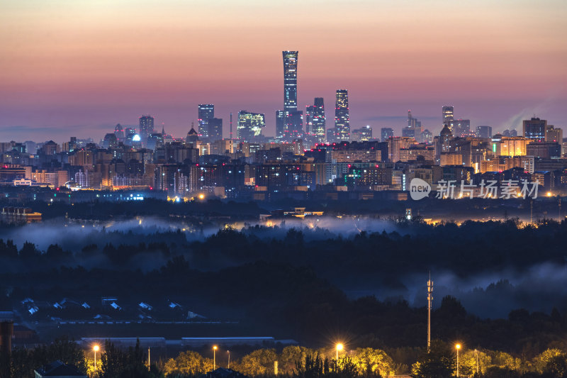 北京城市夜景