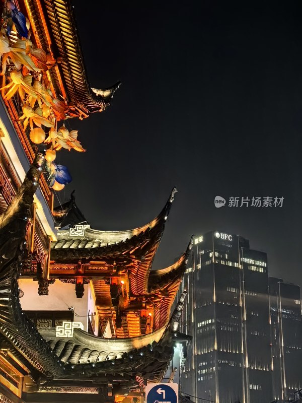 上海豫园城隍庙，古今文化的结合