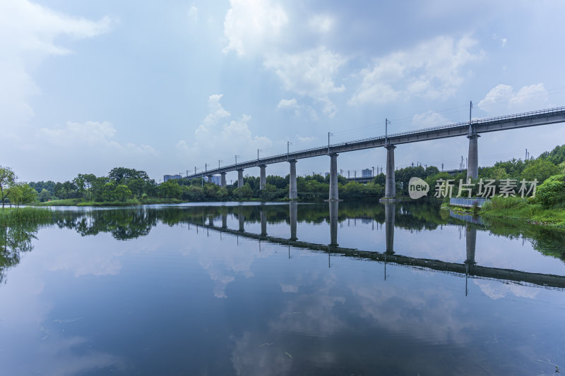 武汉青山区戴家湖公园风景