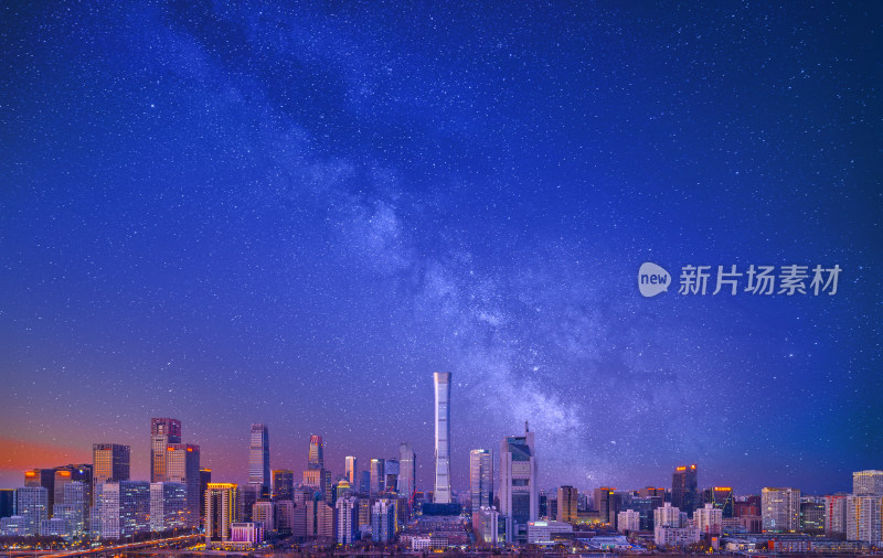 北京国贸城市天际线