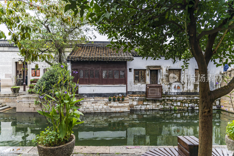 浙江湖州南浔古镇江南水乡风景