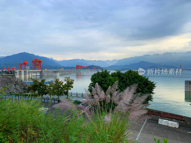 湖北宜昌三峡大坝风景区旅游风光