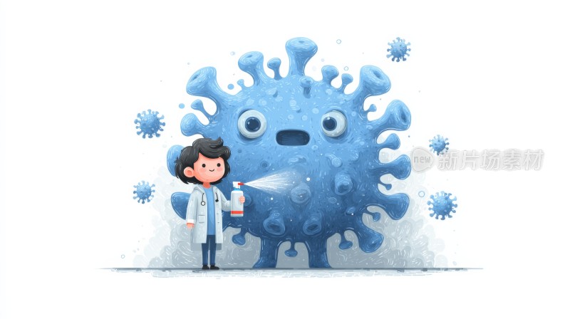 卡通医生防护病毒