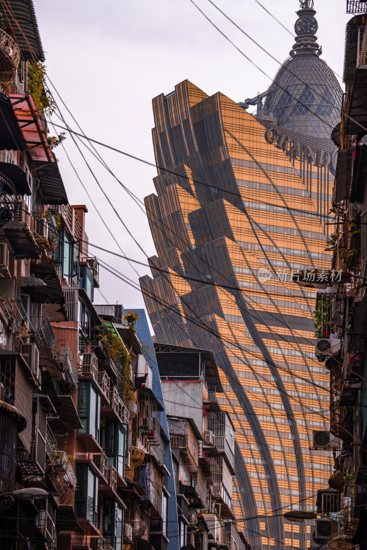 中国澳门城市街景