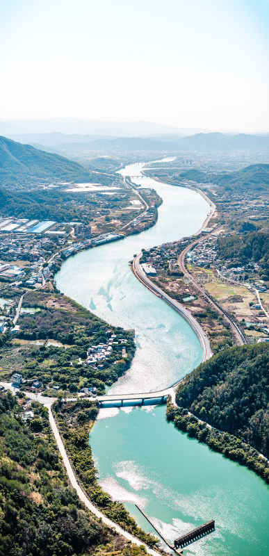 中国广东省梅州市梅县区雁洋镇梅江河