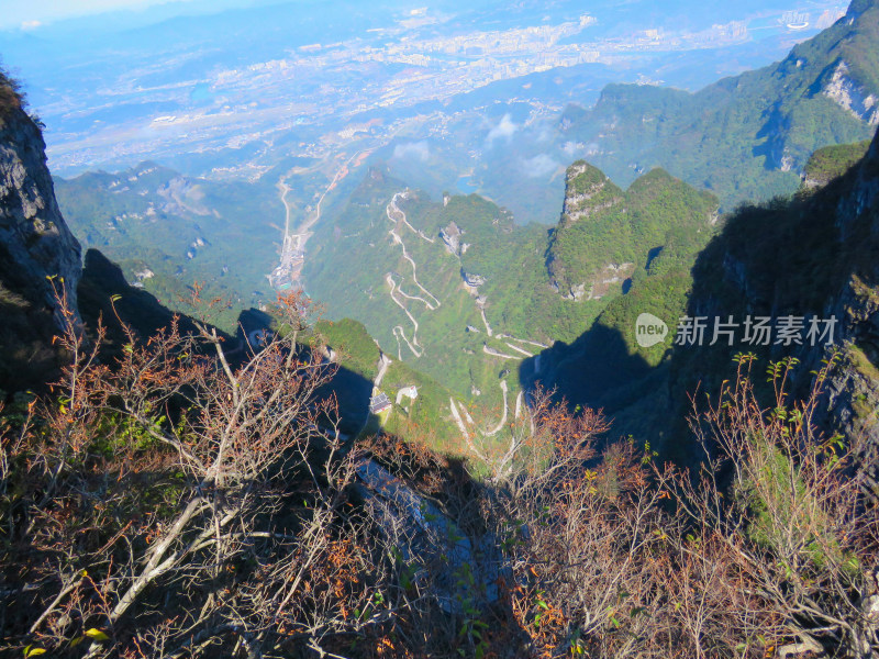 张家界天门山旅游风光