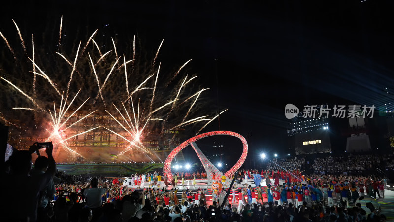 洛阳隋唐遗址城烟花庆祝