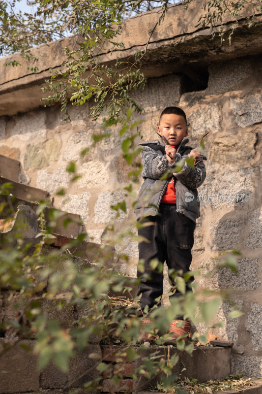 乡村老房子土房建筑