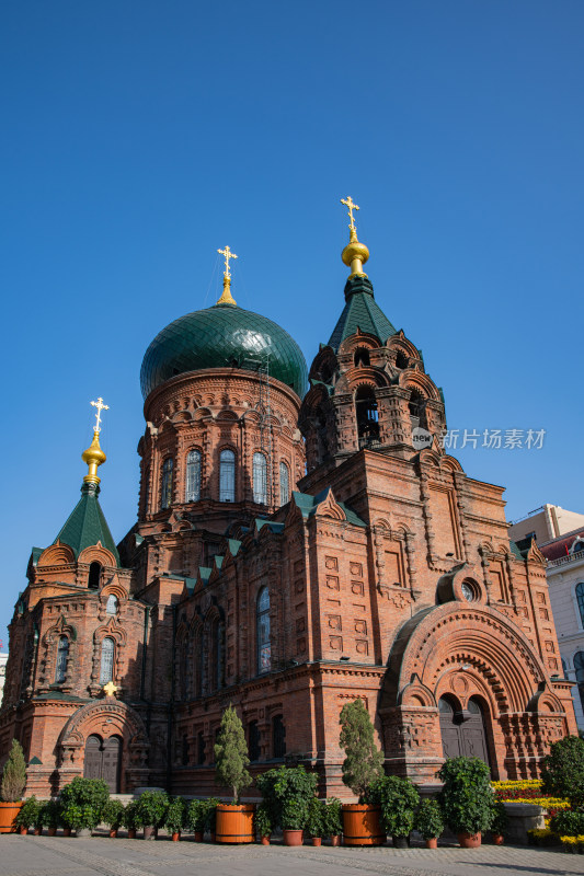 哈尔滨中央大街圣索菲亚大教堂