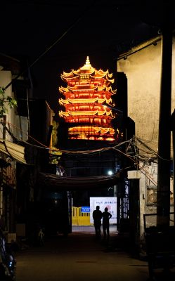 武汉黄鹤楼夜景