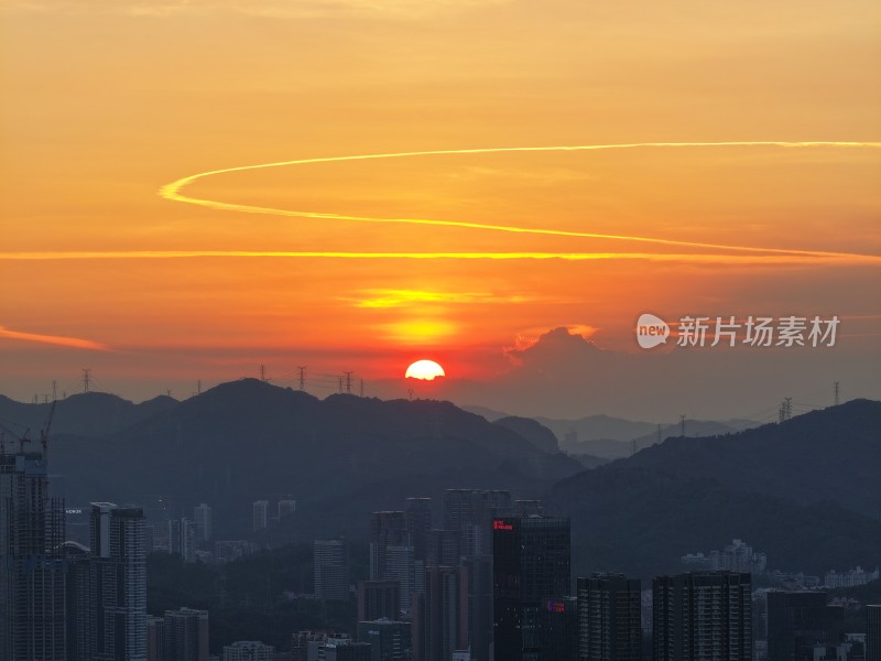 深圳罗湖日落