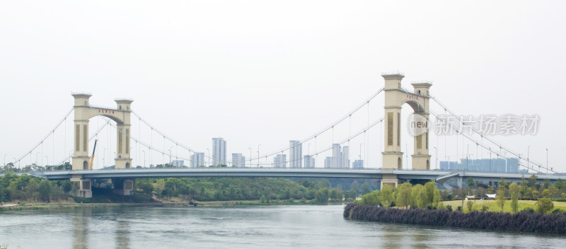 建筑城市大桥河流