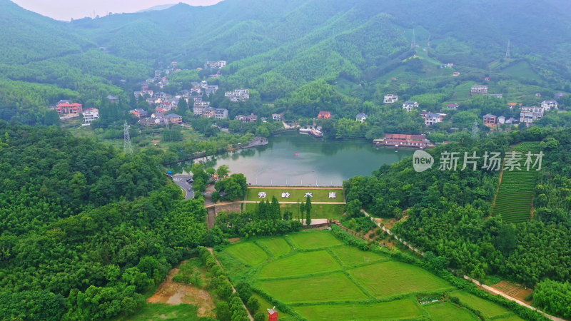 湖州莫干山风景航拍