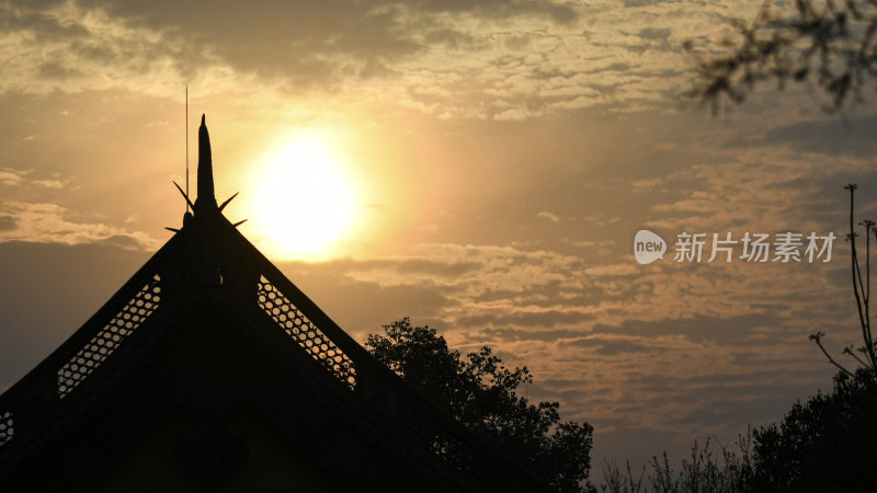 杭州西湖净慈寺建筑风景