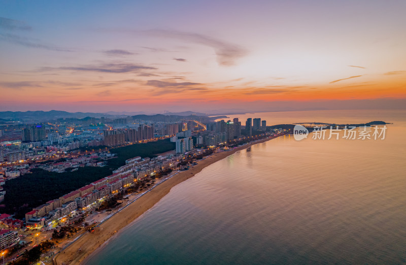 威海国际海水浴场风光