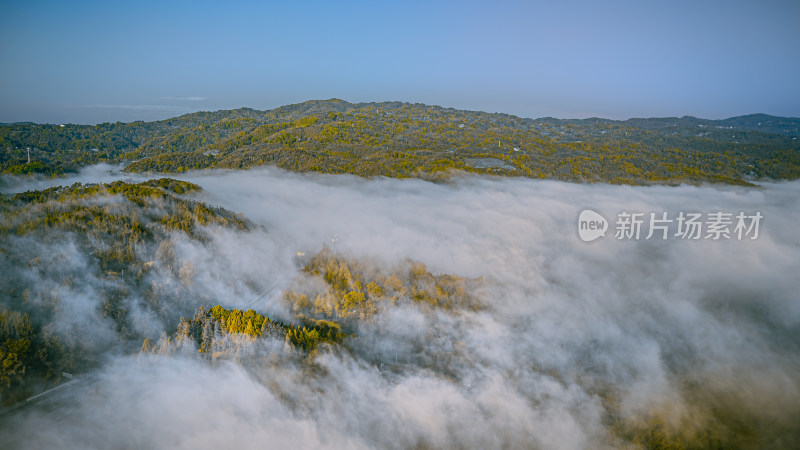 山间云海风光