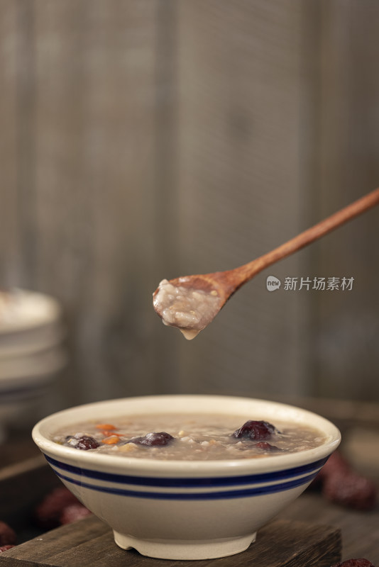 腊八粥美食海报