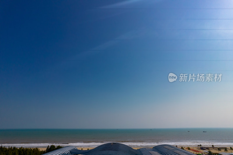 广东阳江海陵岛海上丝绸之路博物馆航拍