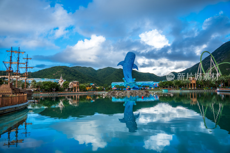 广东珠海长隆海洋王国鲸鲨馆外景