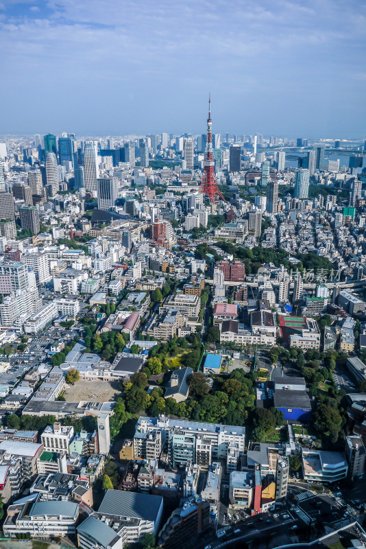 日本东京城市风光