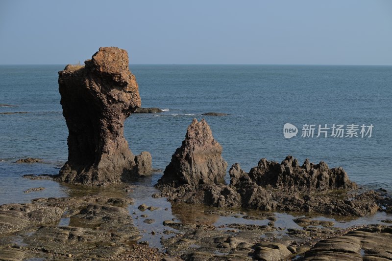 海边风景石