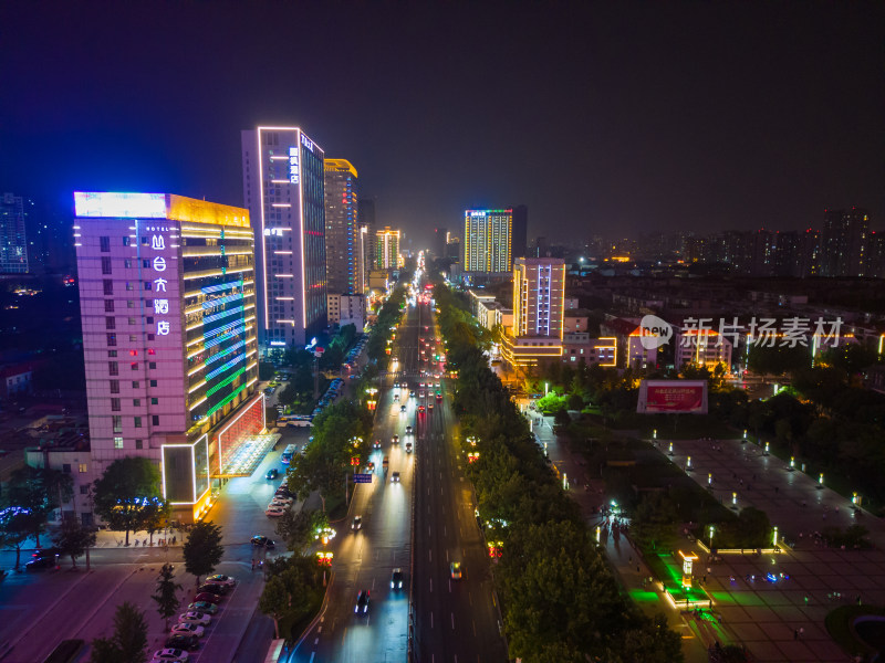 邯郸人民东路友谊时代广场夜景