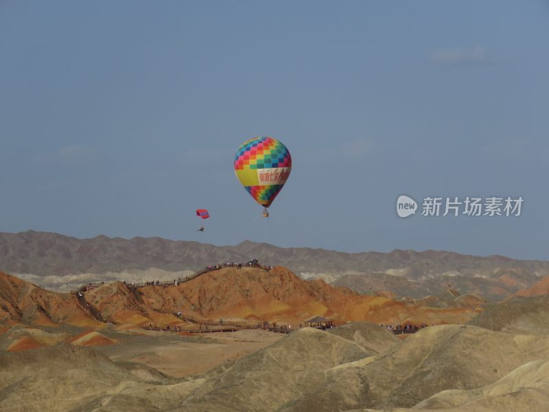 甘肃张掖七彩丹霞风景区旅游风光