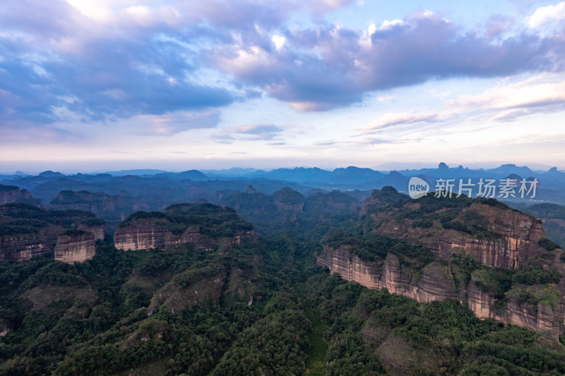 广东丹霞山航拍摄影图