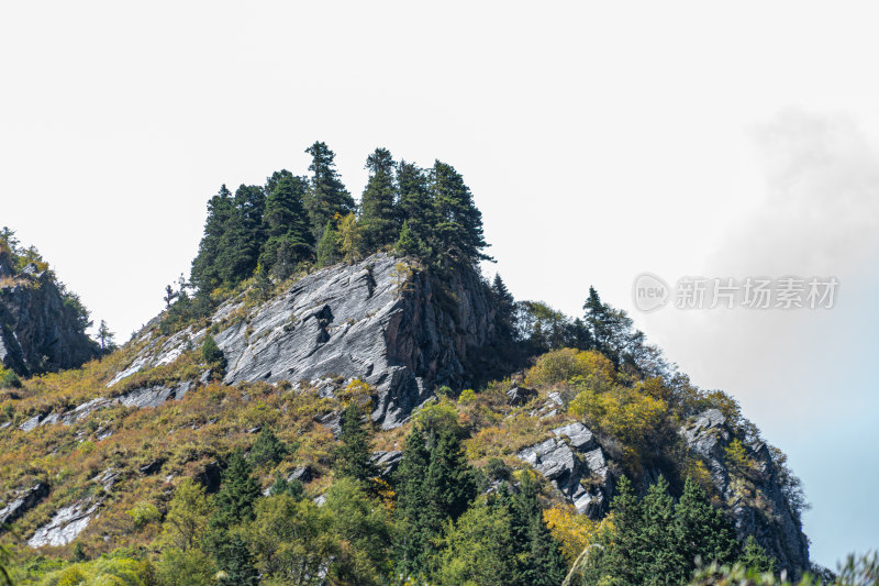 四川四姑娘山双桥沟长坪沟山川风光