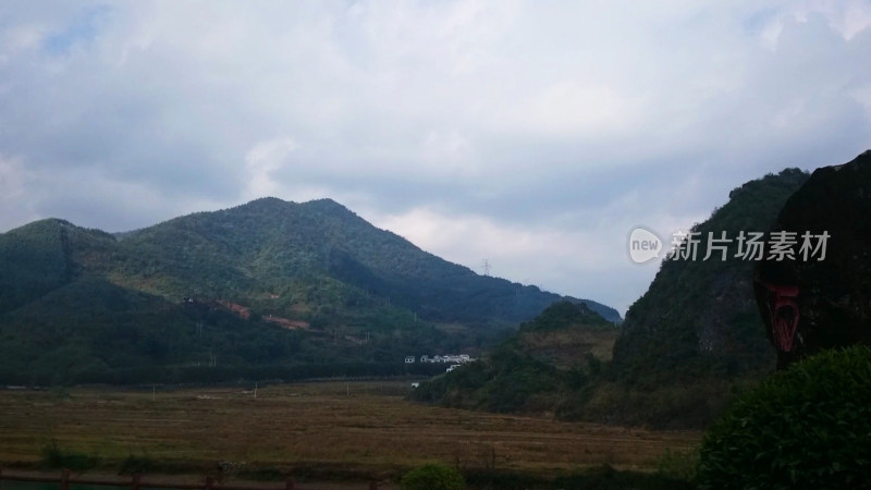 桂林山脉蓝天自然风景