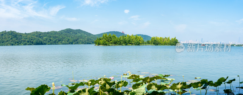 武汉东湖磨山景区远景