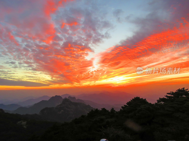 中国安徽黄山旅游风光