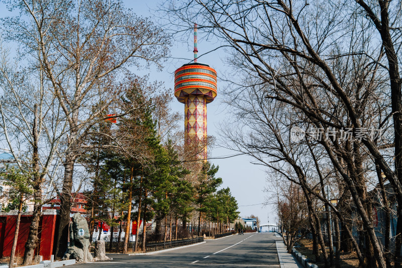 满洲里国门景区