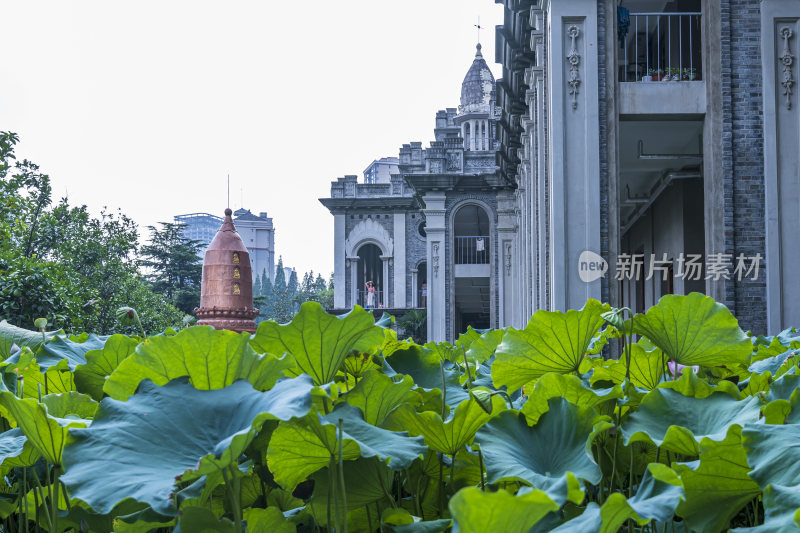 武汉欧式哥特异域风格古德寺佛教寺院