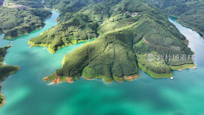 森林湖泊山川秀丽青山绿水