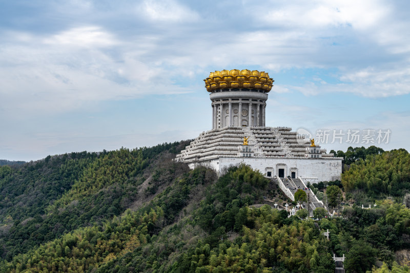 浙江绍兴会稽山大香林兜率天景点景观