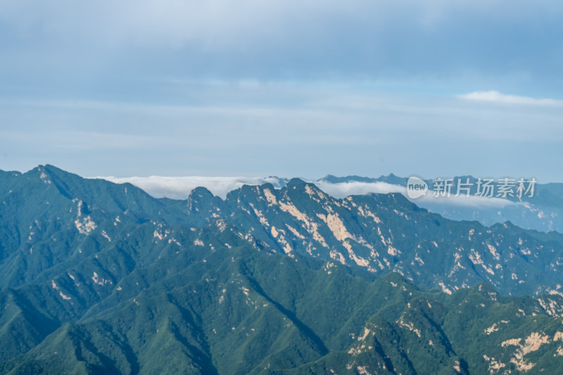 陕西华山山顶的风光