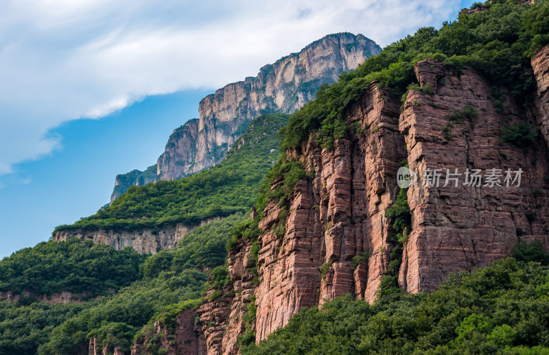 太行山山脉高山自然风景