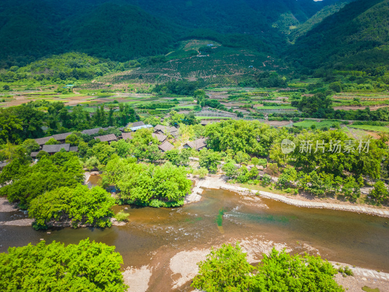 桂林自然风光4A景区东漓古村