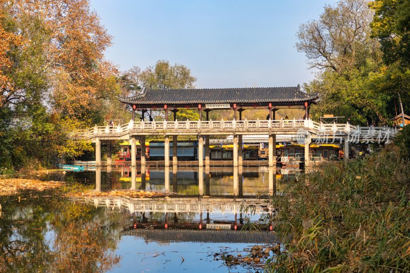 江苏省镇江金山及金山寺的秋季风光