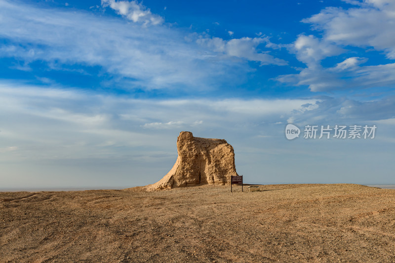 甘肃酒泉火石峡墩烽火台遗址