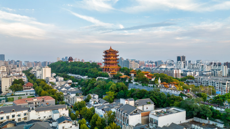 湖北武汉地标黄鹤楼景区