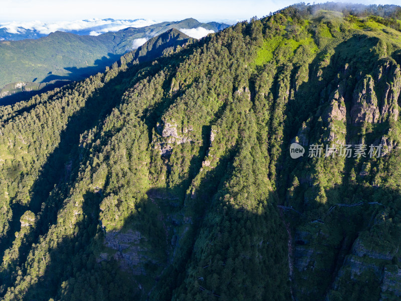 壮丽山河高山云海航拍