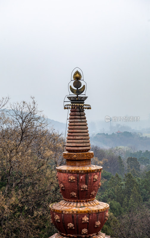 北京颐和园四大部洲景点景观