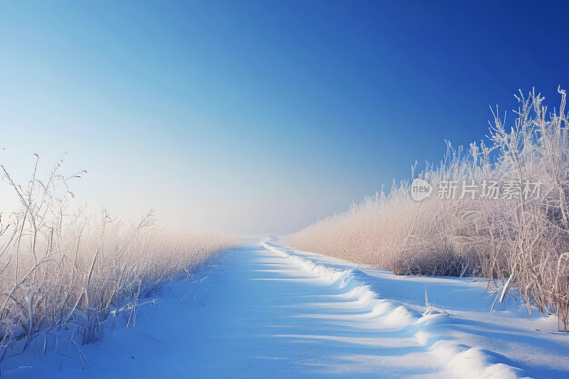 冬天背景大寒雪景壁纸