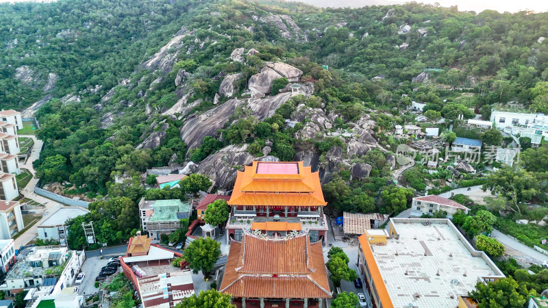 福建厦门厦门太清宫航拍