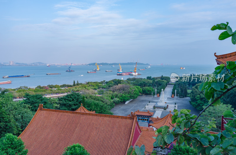 广州南沙天后宫旅游景区中式传统古建筑