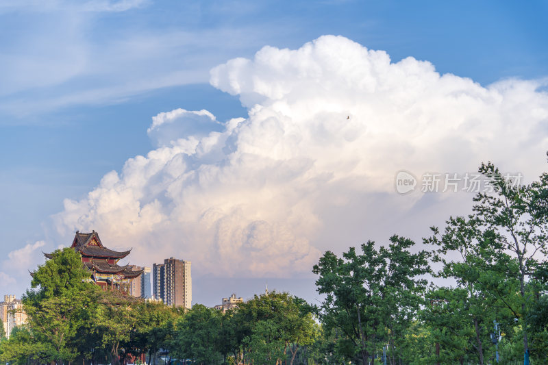 武汉武昌区紫阳公园风景