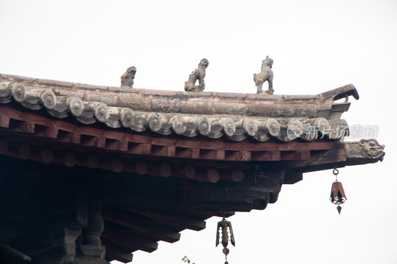 山西大同善化寺檐角装饰